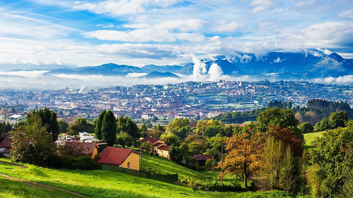 Vista de Oviedo desde el Monte Naranco